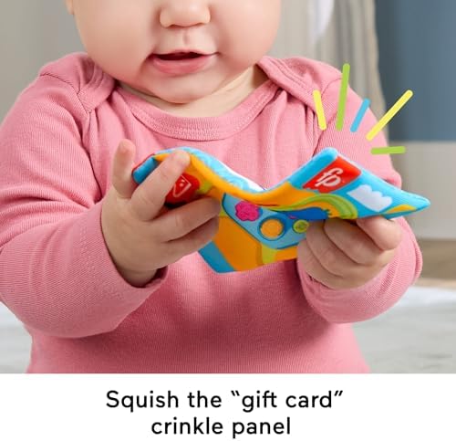 Fisher-Price yenidoğan oyuncakları, 3 ay ve üzeri bebekler için Minik Oyuncu hediye seti, çıngıraklı dişlik ve hışırtılı oyuncak, HYR57 - Görsel 5