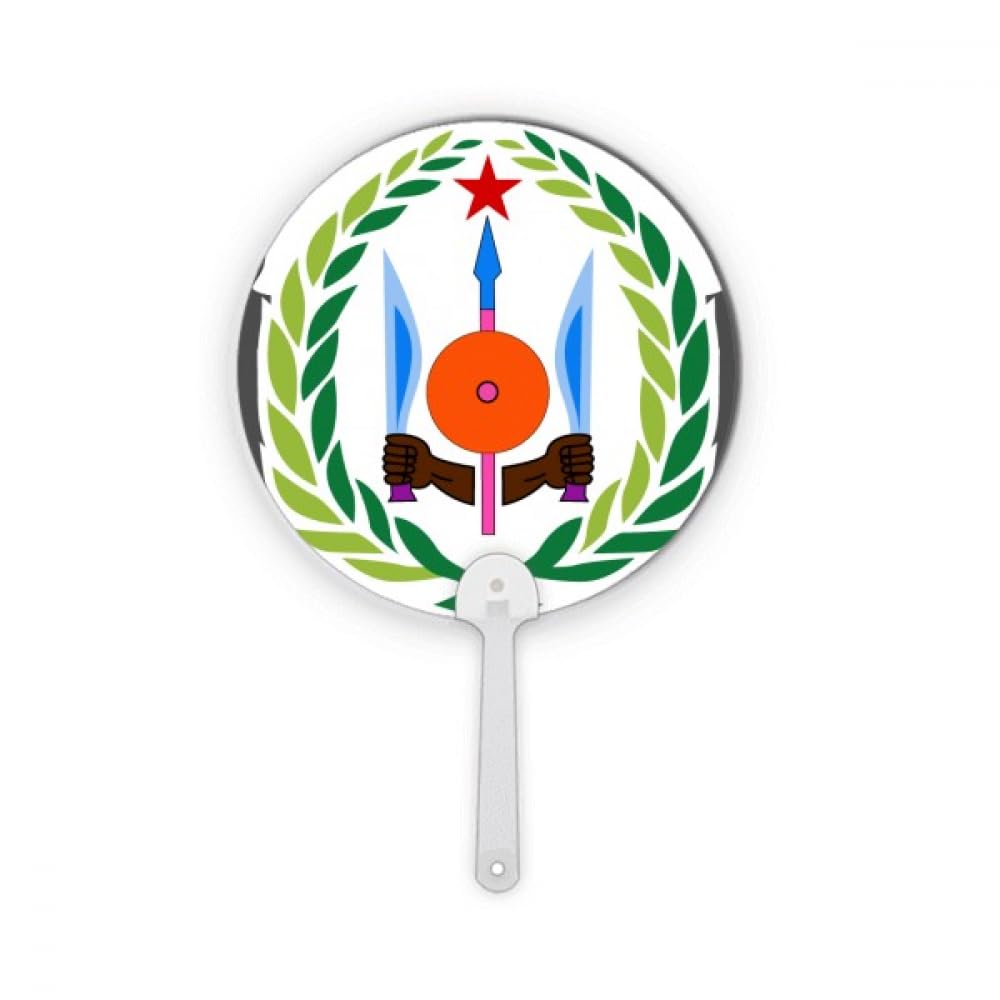 Éventail Djibouti plastique portable contre la chaleur