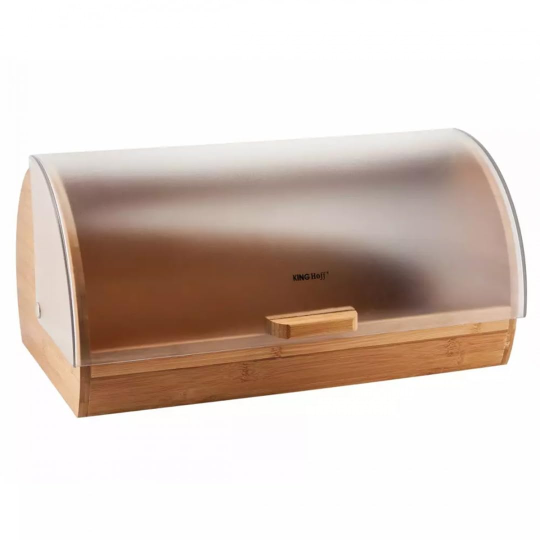 Panera de metal contra la humedad caja de pan de 39 cm para conservar corteza crujiente
