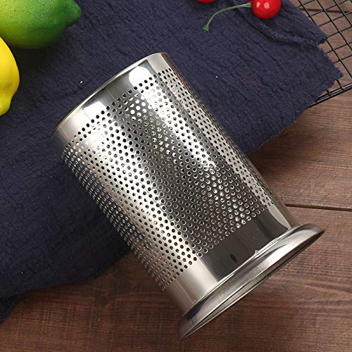 Preisvergleich Produktbild longchang Edelstahl küchenutensilien aufbewahrungsbox Rohr teeladen kommerziellen küche multifunktionsablauf küchengerät lagerung lagerregal strohrohr, 10 * 16 cm