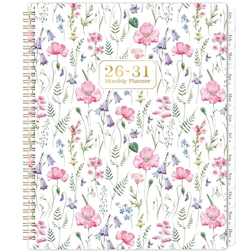 2026-2031 Monthly Planner/Calendar - 5 Year Planner 2026-2031 Jul. 2026 - Jun. 2031 9 x 11 with Coated Tabs Inner Pocket