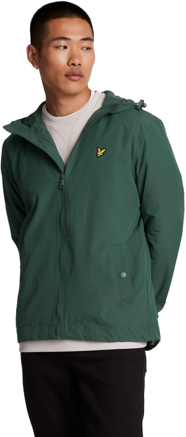 Lyle & Scott Men's Zip Through Hooded Jacket in Cove