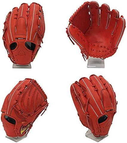Amazon Ip Select アイピーセレクト 硬式 投手用 アルモニーアグラブ グローブ Ip 01ar K 赤オレンジ 右投げ用 Lh アイピーセレクト Ip Select グラブ ミット