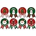Produktbild sunnymi 96pcs Weihnachten Etikettenaufkleber Labels,Backen Cookie Süßigkeiten Paket Dekoration,Weihnachten Aufkleber Stickers Siegelpaste,Küchen Etiketten (2.8*3.5cm, Mehrfarbig)