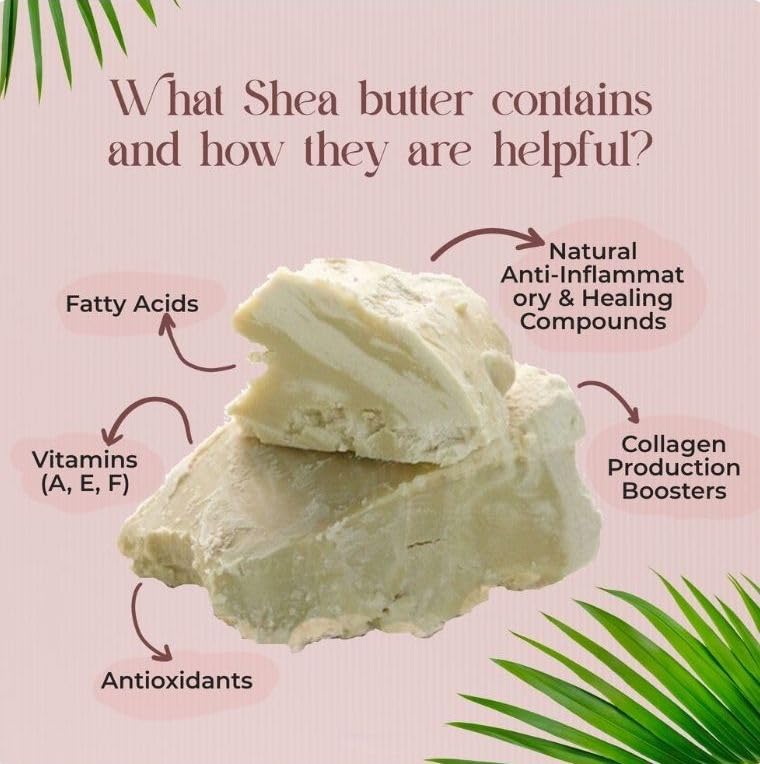 Organic Unrefined Shea Butter 500ml (16.9 oz), 500 ml (Pack of 1) - Image 4