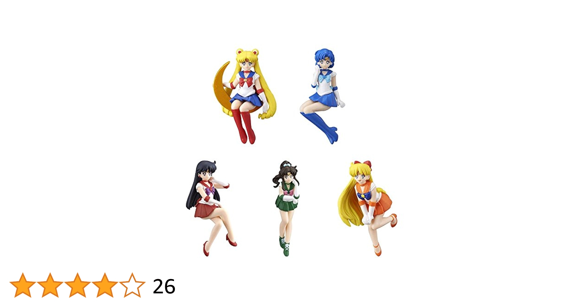 【新品】美少女戦士セーラームーン　デスクに舞い降りた戦士たち　全5種コンプリート 美少女戦士セーラームーン デスクに舞い降りた戦士たち