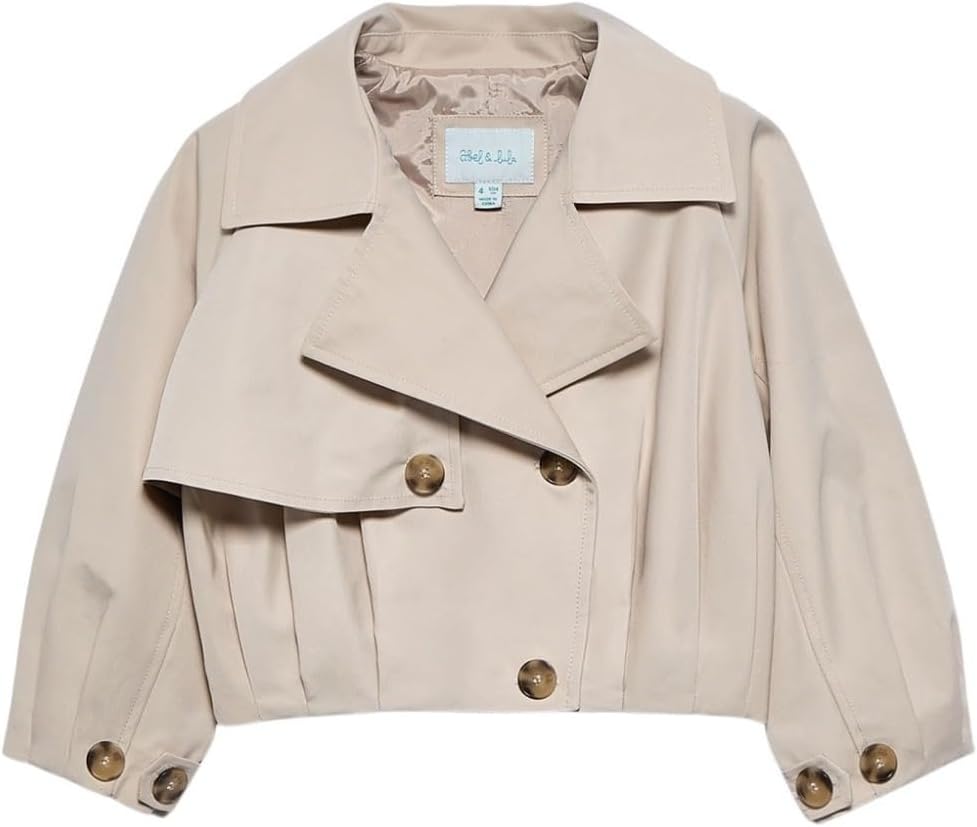 Abel & Lula Trench coat for Girls Stone