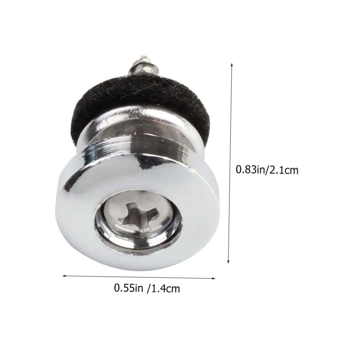 ULDIGI Music Instrument Strap Buttons 12 Pcs Guitar Strap Locks Anti-slip Acoustic Guitar Strap Button Set