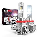 CENMOLL Bombilla H11 Led, 120W 24000LM 6000K Blanco Frío 600% Brillo Bombilla Led H11 H9 H8 Canbus Libre de Errores Diseño Inalámbrico Todo en Uno Xenón Halógeno Kit de Conversión de Repuesto, 2 pezzi