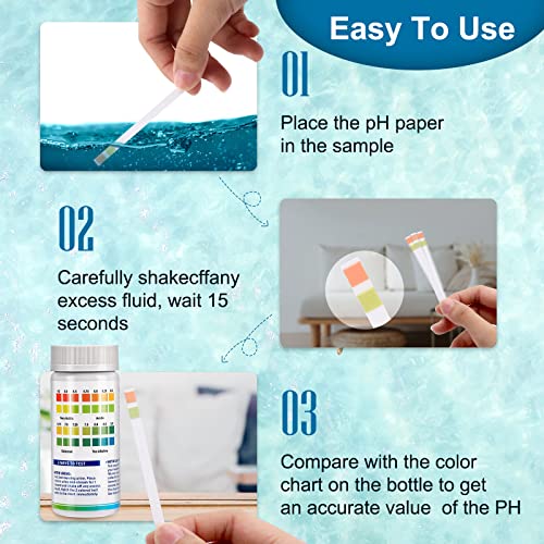 Drenoyic Ph Test Strips - 4.5 To 9 (200 Ct) Universal Acid Alkaline Litmus Paper Testing Strips For Water, Urine And Saliva, Soap, Soil, Diet Ph Monitoring, And So On #TOP3