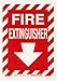 Brady 73661 Fire Extinguisher Label