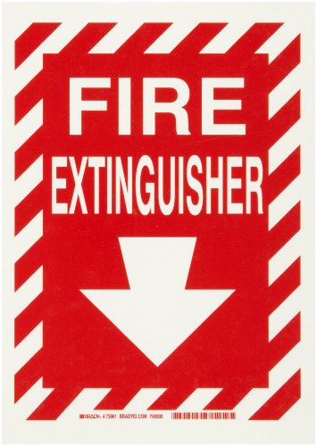 Étiquette d'extincteur Brady 73661 signalisation de contrôle annuel