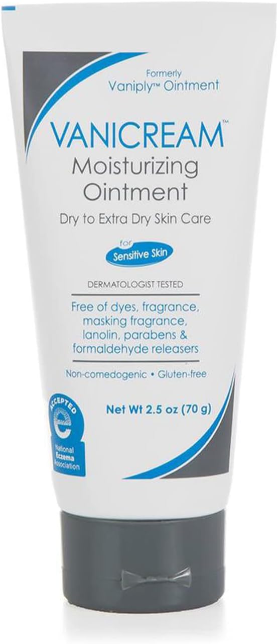 Vanicream Moisturizing Ointment - 2.5 oz - Unscented Ointment Formulated for Sensitive Skin