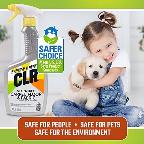 Clr Stain-Free Carpet, Floor & Fabric, Fast-Acting Stain Remover, 26 Ounce #TOP7