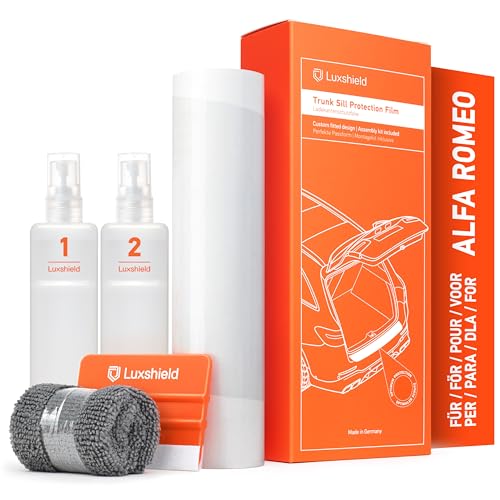 Luxshield Pellicola Protettiva per Bordo di Carico per Alfa Romeo Giulietta 940 I 2010-2021 - Protezione Paraurti, antigraffio, per vernice - Trasparente