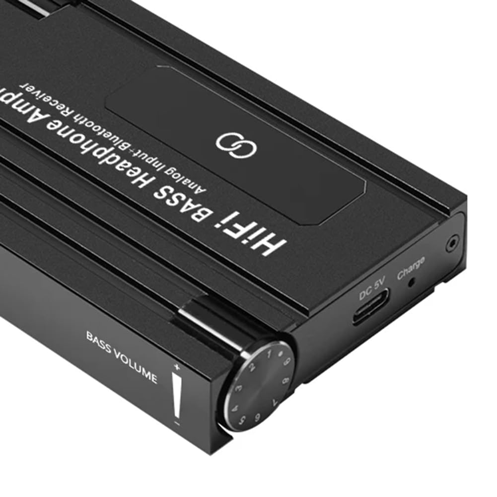 Bamberg Amplificatore per Cuffie HiFi Bluetooth Amplificatore per Cuffie Amplificatori per Cuffie Portatili con Uscita Audio Stereo HiFi da 3,5 mm