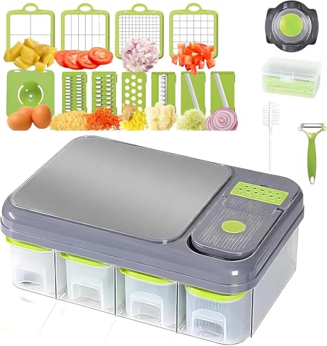 Set cortador de verduras y mandolina con contenedores miniatura 1