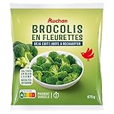 AUCHAN Les Natures Brocolis en fleurettes cuits 675 g...
