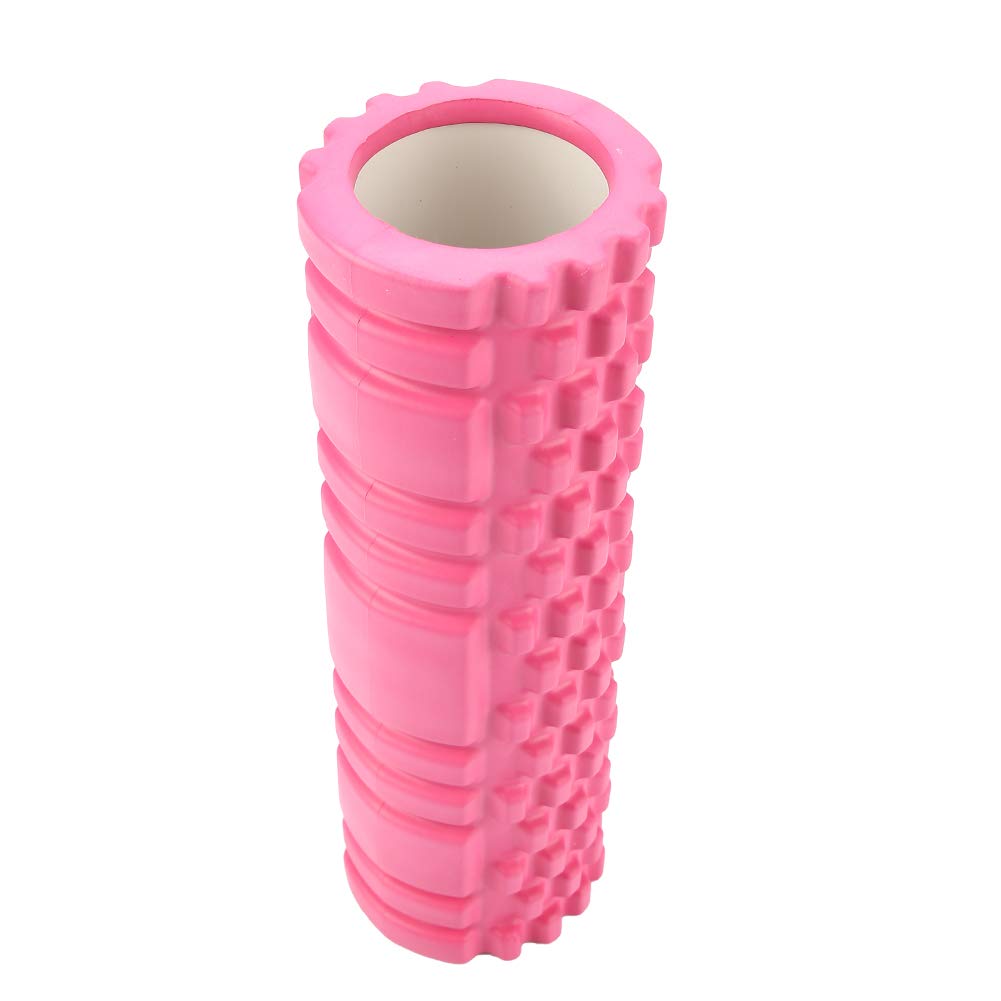 Mini Hollow Yoga, Fitness Roller Physio Workout Ćwiczenia Kolumna do Masażu (różowa)