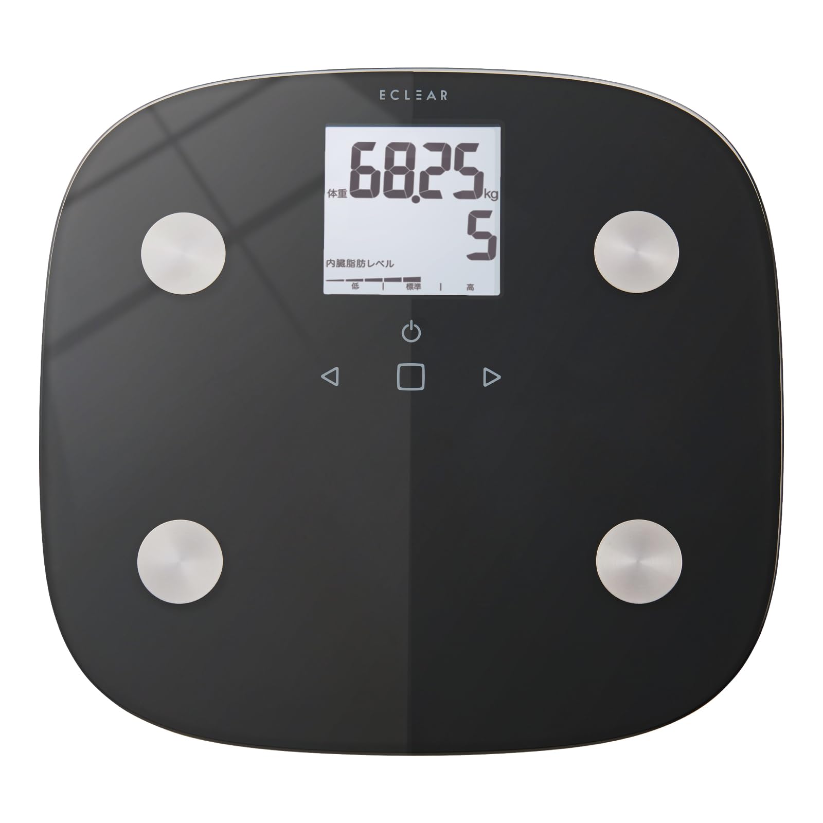 Amazon | エレコム 体組成計 体重計 50g単位 バックライト付 8項目