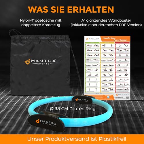Pilates Ring für Beckenbodentraining von Mantra Sports