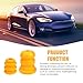 Prywog 4 PCS Car Control Arm Bumper Shock Absorber Buffer Block, Suspension Buffer Rubber Shock Absorber Pad, Bumper Parts Accessories, Compatible with Cadillac, Chevrolet, GMC (Yellow)