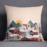 Questo Casa Dekorativ Kissenhülle, Kissenbezug, Zierkissenbezug, Wohnkultur, Für Sofa, Kaffeestube, Größe: 45X45 cm - Entworfen und hergestellt in der Türkiye