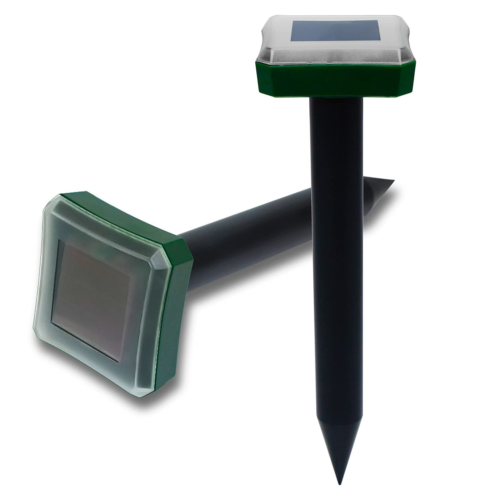 Mole Repellent 2 Packs - Outdoor Sonic Insect Deterrent - Mole Remover for Mole, Snake, Vole, Gopher, and Other Animals