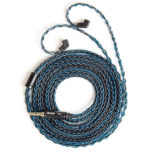 Câble HiFi IEM pour moniteur intra-auriculaire Kbear ST12 Plus plaqué argent broche C