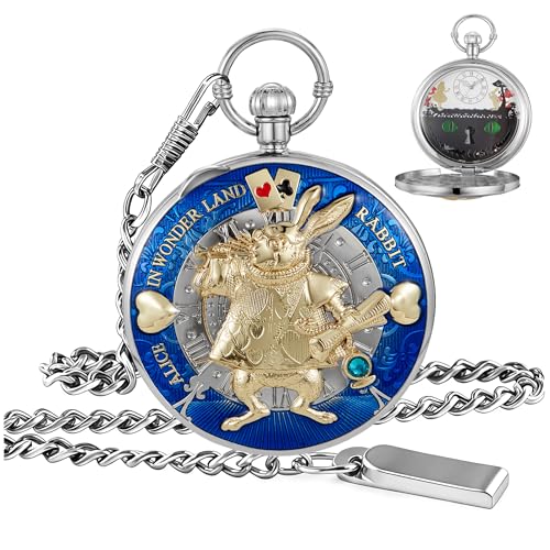 Alwesam Musical Pocket Watch Quartz Movement Large Size Watch with