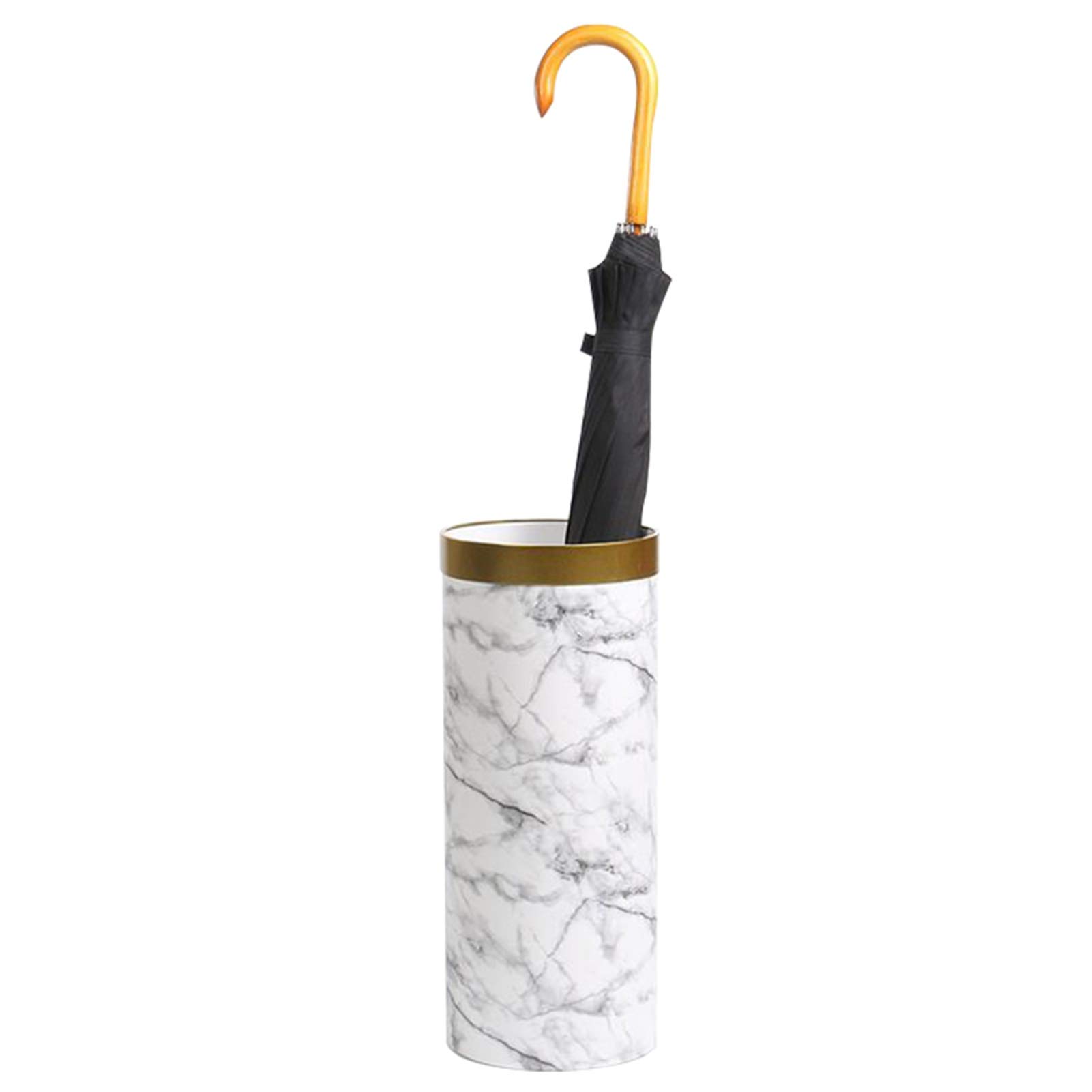 Porte-parapluie moderne en PVC blanc pour entrée organisée