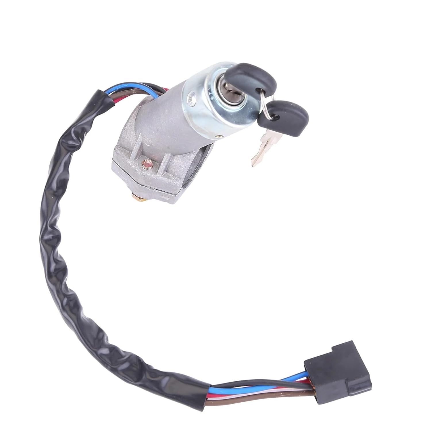 4479518 - Interruttore di accensione cilindrico, con 2 chiavi, serratura di accensione, per Fiat Ducato 280 290 A112 127 128 7555388 4354118