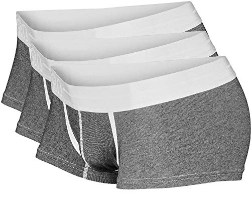 Low Rise Boxer Briefs Underwear Trunks Three-Pack Tagless No Ride Up