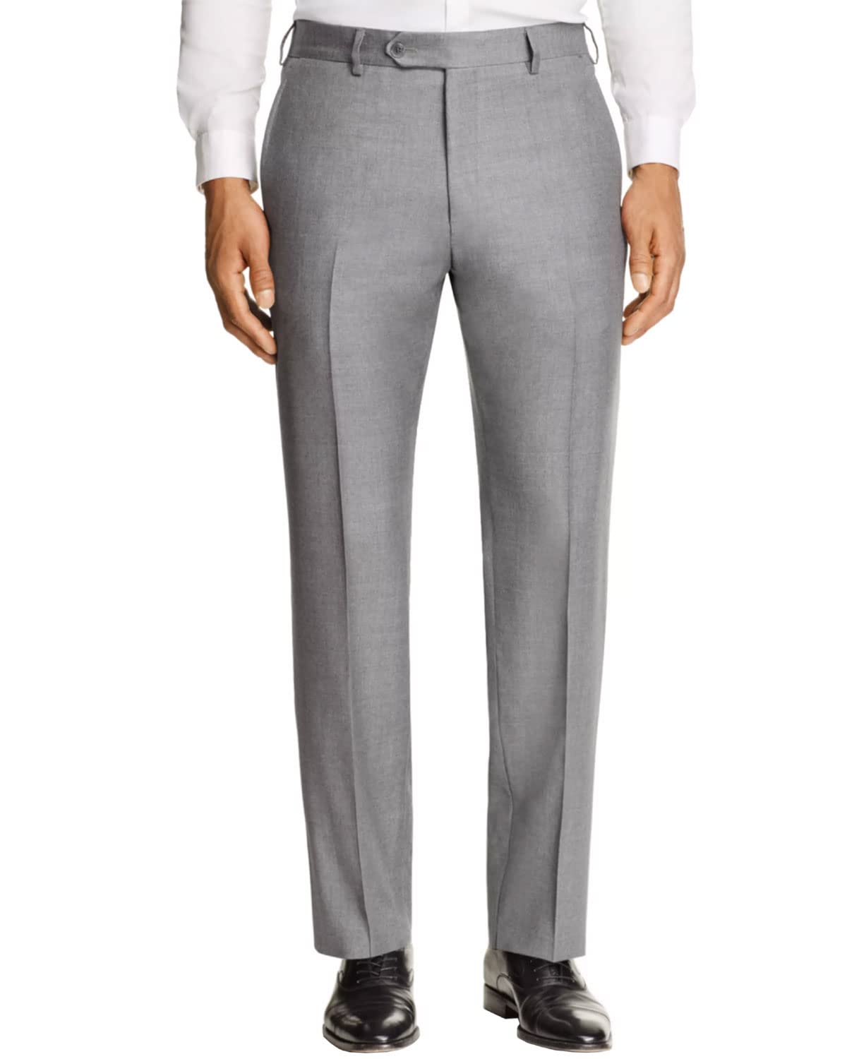 Mens Wool Super 110s Dress Pants 42 Grey