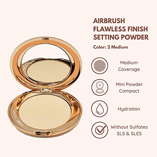 Charlotte Tilbury Airbrush Flawless Finish Skin Perfecting Micro Powder Medium #TOP1