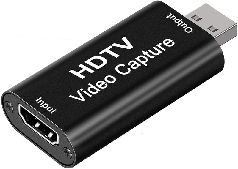 4K Video Capture Card, HDMI to USB Capture Card 1080P for Streaming, Recording, Gaming, Compatible with Nintendo Switch, PS5, Xbox