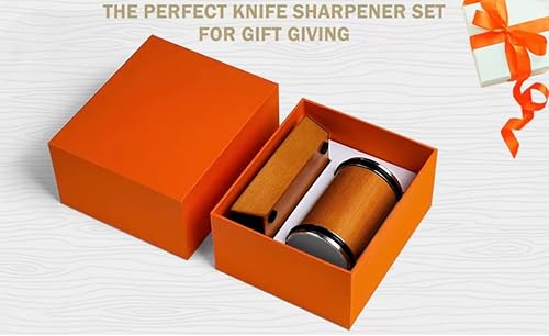 Miniatura 7 de Juego de afiladores de cuchillos profesional con discos de diamante y cerámica, ángulos de 1520 grados, soporte magnético