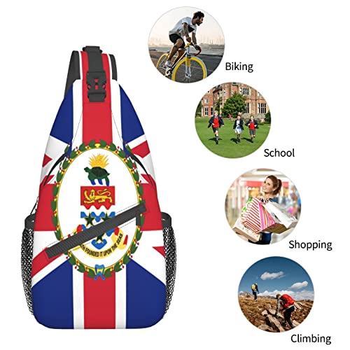 Mochila bandolera unisex negra para día y senderismo miniatura 7
