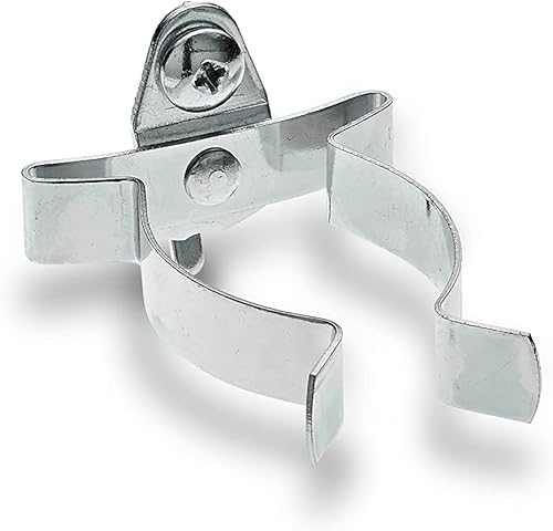 Triton Products Gancho de clip de resorte extendido, 5 unidades, color plateado