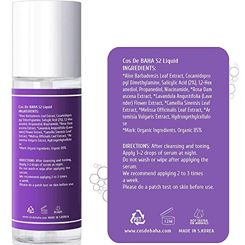 Salicylic Acid Exfoliant Facial Liquid With Niacinamide - Betain Salicylic Acid + Salicylic Acid, Bha For Peel, Acne Spot Treatment, Pore Cleaner + Alcohol Free, 4 Fl Oz (120Ml) #TOP2