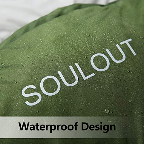 Envelope Sleeping Bag - 4 Seasons Warm Cold Weather Lightweight, Portable, Waterproof with Compression Sack for Adults & Kids - Indoor & Outdoor Activities: Traveling, Camping, Backpacking, Hiking