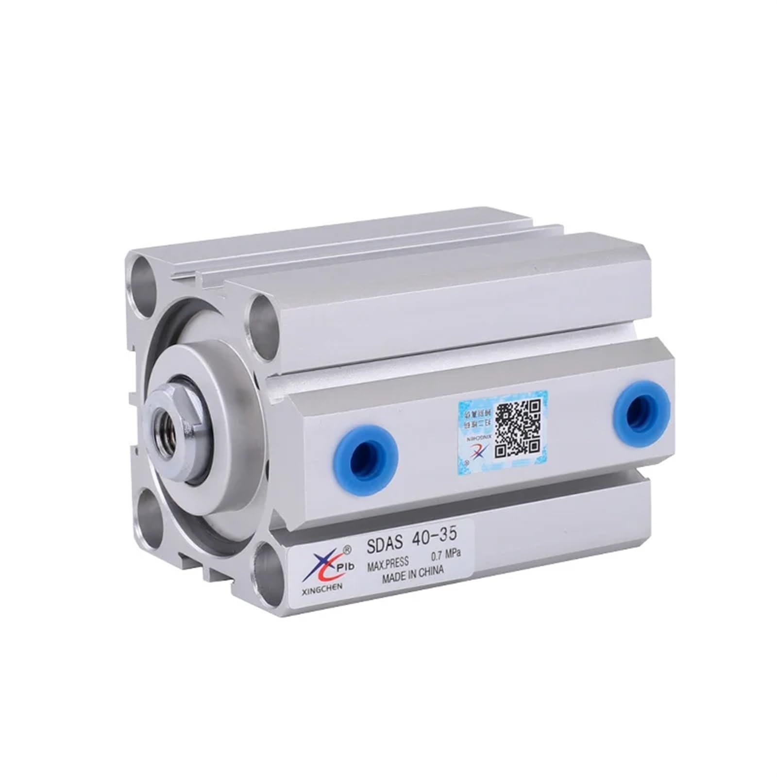 Cylindre sda40 x 20 vérin pneumatique compact double effet sda40-20