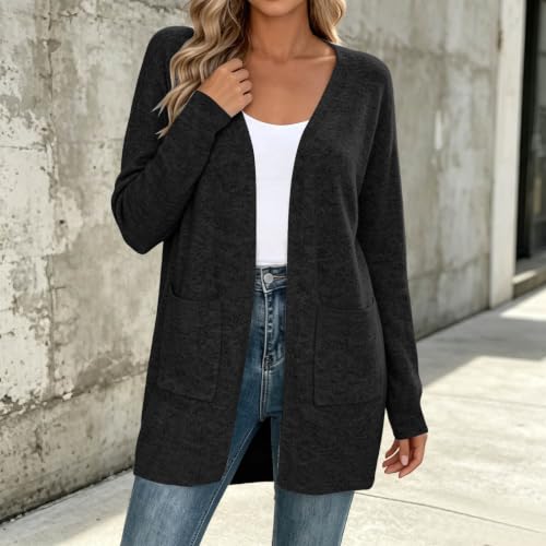 Cardigan Sweaters for Women Open Front Coats Long Sleeve Fashion Jackets - image 5