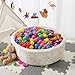 STARBOLO Ball Pit Balls - 100pcs Crush Proof Plastic Children's Toy Balls Bright 7 Colors Ocean Balls for Birthday Parties Games Pool