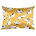 Animale gatto stampa tema raso federa morbida cuscino copre per capelli e pelle formato standard 50* 66 pollici busta chiusura federa
