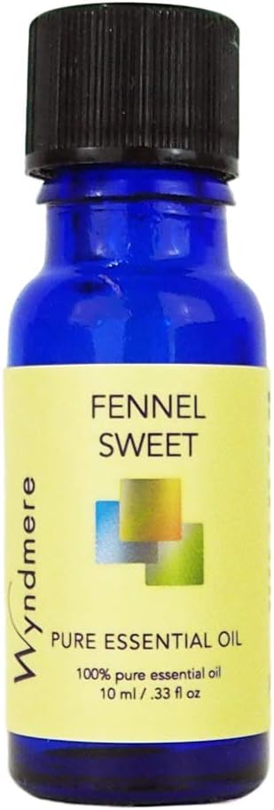 Fennel Sweet Essential Oil - 100% Pure Therapeutic Grade Quality for Aromatherapy - Made in USA - 10ml