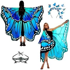 Double Layer Chiffon Green Blue