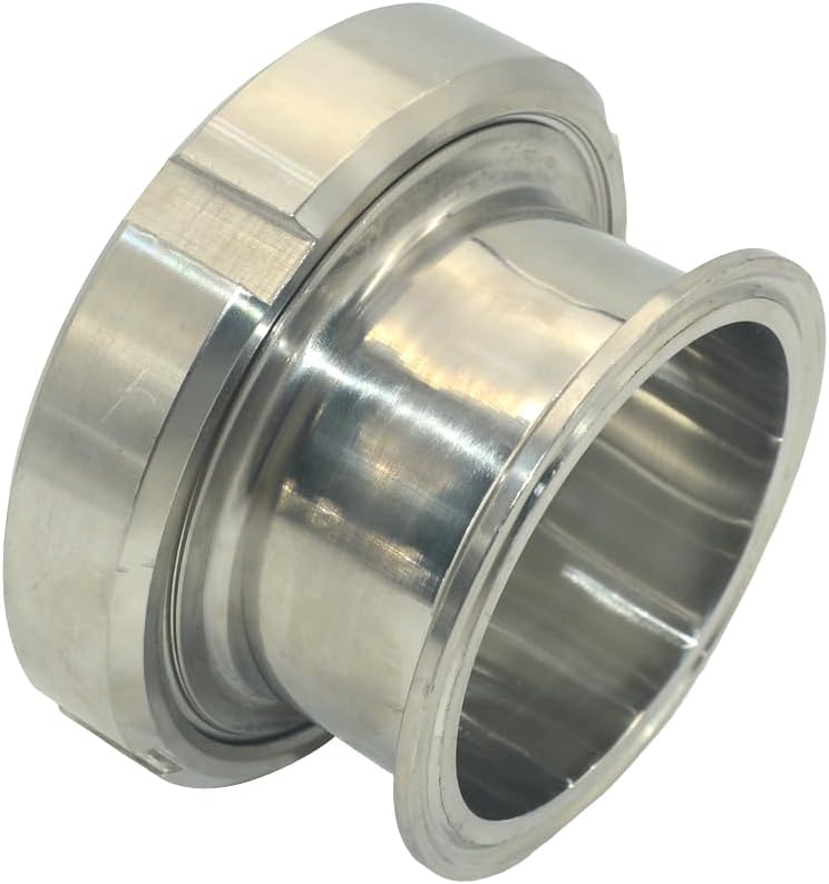 DAN SPEED In-Line Sanitary Stainless Steel SS316 Flow Sanitary Straight Sight Glass Circular Viewing (φ76)