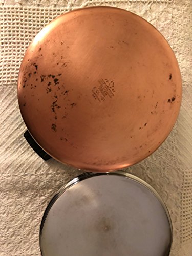 Vtg Revere Ware Ss Copper Bottom 6Qt Stockpot #TOP5