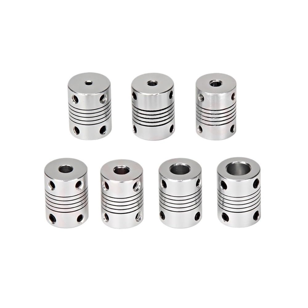 Acoplamiento universal de máquina herramienta para acoplamientos flexibles de 5 mm a 8 mm, diámetro exterior de 19 x 25 mm, 3/4/5/6/6,35/7/8/10 mm (5 x 8)